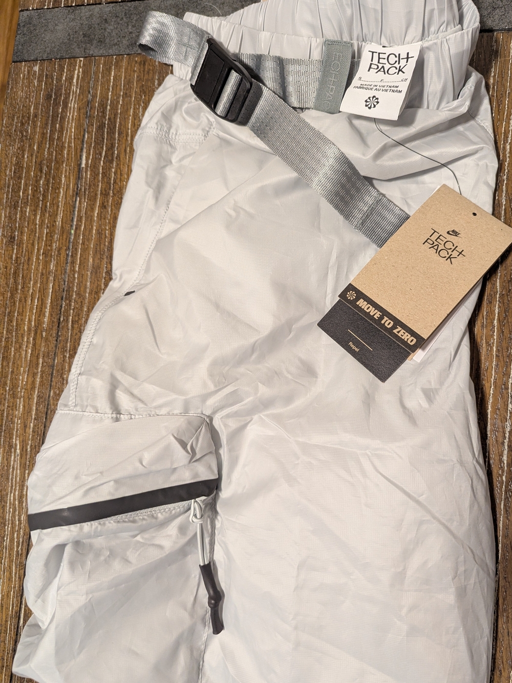 Nike Tech Pack White Lightweight Shell Pants